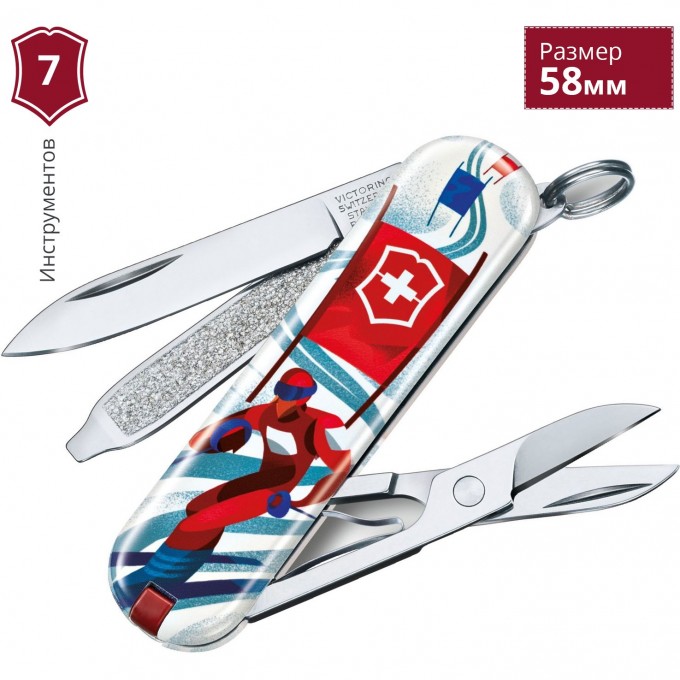 Нож VICTORINOX SKI RACE 0.6223.L2008 Нож VICTORINOX SKI RACE 0.6223.L2008